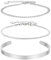 Yuanchu 3 Stück Silber Armband Herren, Edelstahl Armreif Stackable Kette Armband Set Dünne Armbänder Cuban Link Schlangenarmband Silberarmbänder Damen Schmuck Geschenk für Männer Ehemann Valentinstag