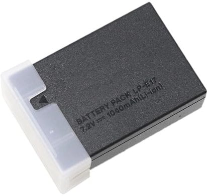 Lithium Battery LP-E17 1040mAh Battery ,Compatible For Canon 750D 760D 250D 77D 800D EOS M3 T6s T6i T7i X8i 8000D R50 M6 M5 M3 SL2 LC-E17E ,Charger(5 Pcs LP-E17 Battery)