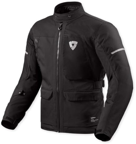 REV'IT! Revit Convergent H2O wasserdichte Motorrad Textiljacke, schwarz, 2XL