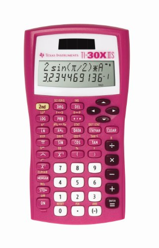 Texas Instruments TI-30X IIS Scientific Calculator - Pink - Scientific Calculator - 11 Digits - 2 Lines - Solar Pink