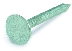 Suki.International 6178087 - Chiodo a testa larga 2,5 x 25 mm, galvanizzato, DIN 1160B