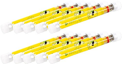 Lescars Alkoholtester Frankreich: 10er-Pack Einweg-Alkoholtester für Europa, 0,5-Promille-Grenze (Einwegalkoholtester, Promille-Testgerät, Alarm)