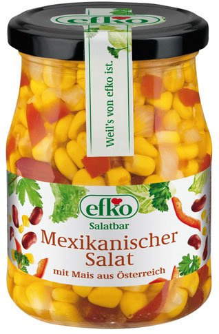 Efko Mexikanischer Salat, mit Mais aus Österreich - 330 g
