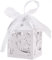 Musuntas 50Tlg.Mr & Mrs Vogelkäfig-Entwurf Hochzeit Taufe Gastgeschenk Geschenkbox Kartonage Schachtel Tischdeko Bonboniere Box Hochzeit Dekoration（ ivory weiß)
