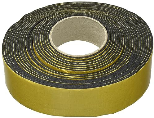 La Ventilazione ISO2 Fascia Isolante Adesiva in Gomma, Nero, 10 m
