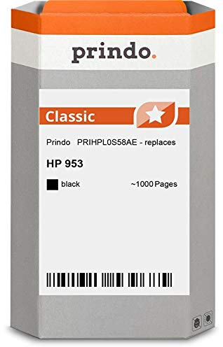 Prindo HP 953 (L0S58AE) Schwarz Tintenpatrone - Alternative Druckerpatronen - Druckerzubehör geeignet für Verschiedene HP Drucker