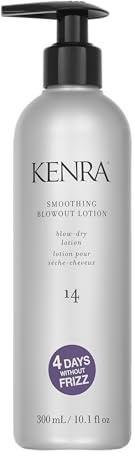 Kenra Professional Smoothing Blowout Lotion 14 | Up To 4 Days Without Frizz | Enhances Smoothness & Manageability Of A Blowout | Thermal Protection | Medium To Coarse Hair | 10.1 fl. Oz