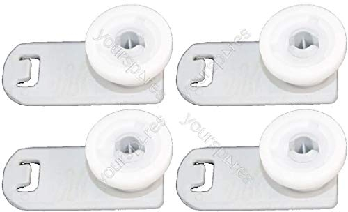 Ufixt Dishwasher Upper Basket Support Wheel x 4 Fits Miele