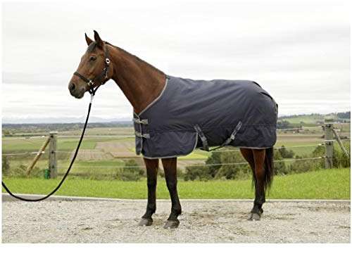 Kerbl 3222150 RugBe Winterdecke IceProtect 300gr. Navy/Grey, 145cm
