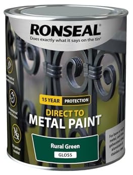Ronseal Direct to Metal Paint Rural Green Gloss 750ml