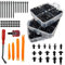 800 Pcs Car Retainer Clips Plastic Car Trim Clips Kit 16 Most Popular Sizes Car Door Bumper Fender Liner Sealing Strip Fixed Clips Fasteners Tools