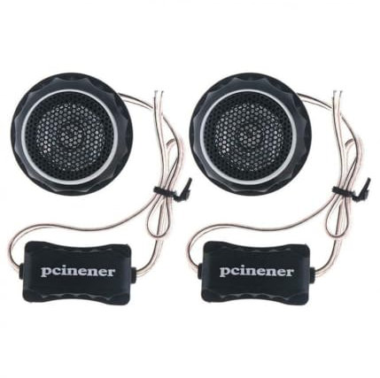 Trade Shop - Coppia Tweeter Speaker Diffusori 140 Watt Impianto Stereo Auto Automobile T280