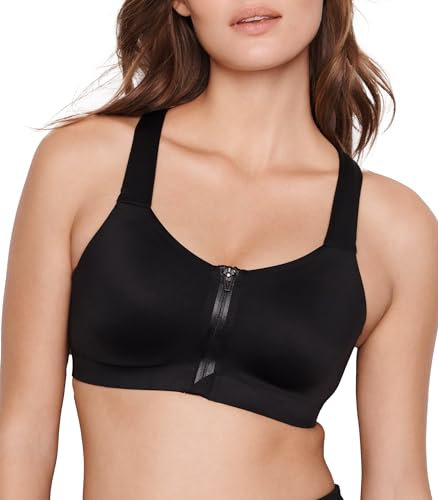 Victoria's Secret Reggiseno sportivo ad alto impatto con ferretto (34B-40DD), nero, 3 C (Taglia Produttore: 34C)
