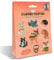 Ursus 43500011 - Diamond Painting Sticker Woodland zum Gestalten von Stickern mit funkelnden Diamanten, 2 Stickerbogen ca. 15 x 10 cm, mit Zubehör