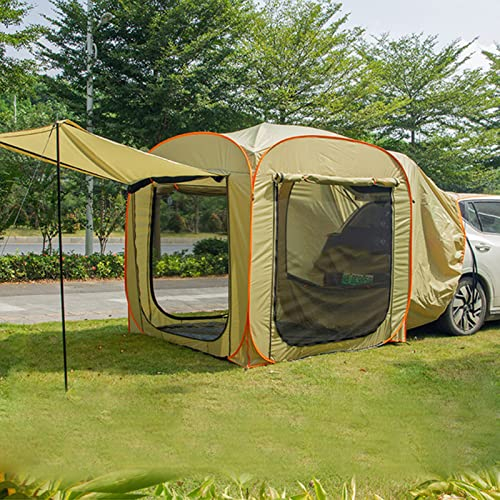 Auto-Markise, Sonnenschutz, SUV-Heckzelt, Auto-Heckklappenzelt, SUV-Zelt für Camping, universelles Autozelt – Schlafkapazität für bis zu 6 Personen