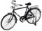 Inyetri Deko Fahrrad Miniatur Mini Fahrrad Modell Spielzeug 1:10 Vintage-Fahrradmodell Fahrrad Miniatur Modell für Kinderspielzeug, Geschenke und Dekoration (Schwarz)
