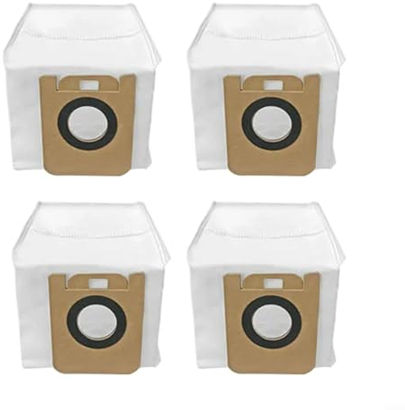 Lot de 4 sacs à poussière de rechange pour aspirateur robot D9 Plus