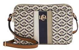 L.CREDI Unisex Melina Tasche, Beige Multi
