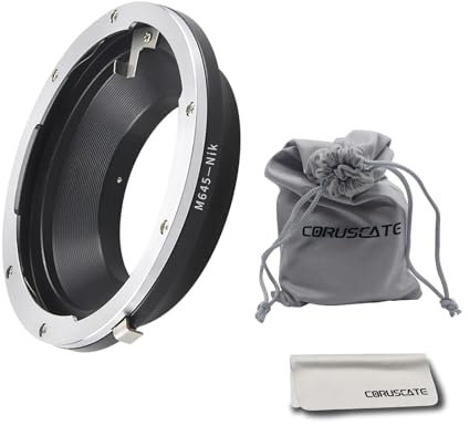 M645 auf Ai Objektiv Adapter,Kompatibel Mamiya 645 (M645) Mount Objektiv auf Kompatibel mit AI F Kamera D7200 D7100 D7000 D5500 D5300 D5200 D5100 D5000 D3000 D90 D80 D70 D60 D600 Kamera
