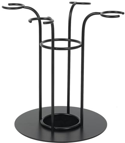 XLSBZ Cocktail Tree Stand for 4 Glasses,Wine Glass Racks Hanging Wine Cup Display Stand Champagne Tower Stand Drinks Tree Holder for Gin, Cocktails, Bar Party