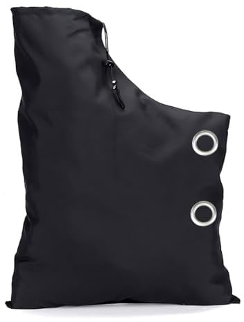 SGERUFZ Sac Aspirateur de Souffleur Feuilles, sac de rangement respirant avec cordon, sac de rangement avec cordon de serrage, Collection Feuilles