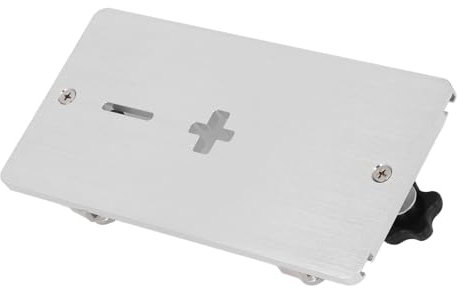 Scie sauteuse électrique Flip Board, scie sauteuse électrique, table de fraisage, plaque d'insertion en alliage d'aluminium pour le travail du bois