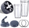 MKVAXR Repuestos for licuadoras NutriBullet, 600 W, 900 W y Pro: Cuchilla extractora, Vasos Grandes de 32 oz y Vasos Grandes de 24 oz Conjunto de Cuchillas de la batidora