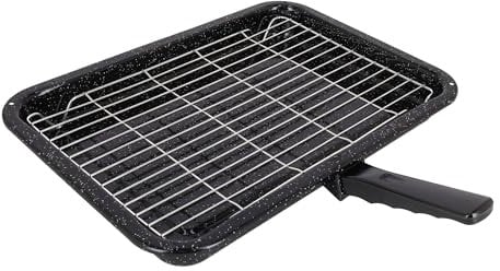 sparefixd for INDESIT Oven Cooker Grill Pan Rack & Detachable Handle 38cm x 27.5cm