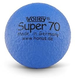 Volley® Softball Super Bleu – 7 cm – 12 g – Balle en Mousse pour Enfants – Motricité Fine & Rééducation – Surface Adhérente – Fabriqué en Allemagne
