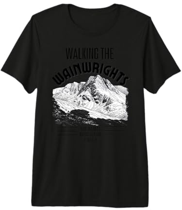 Walking The Wainwrights Lake District National Park England Premium T-Shirt
