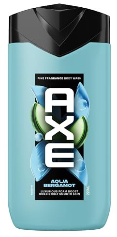 Axe Fine Fragrance Duschgel Aqua Bergamot für unwiderstehlich glatte Haut nach der Dusche mit einem spektakulären Duft 225 ml