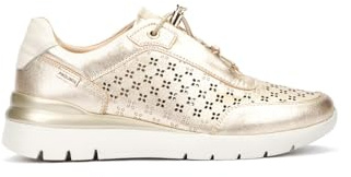 Pikolinos Cantabria Deportivos Mujer | en Cuero | Memory Foam | Plateado