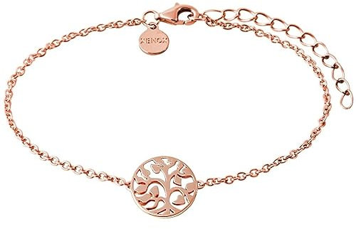 XENOX XS2897R Damen Armband Lebensbaum Symbolic Power Sterling-Silber 925 Rose 20 cm