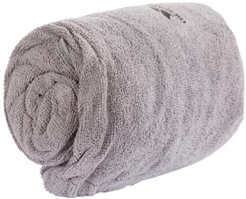Trespass Quick Dry Towel Transfix Storm Grey One Size