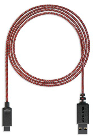 Lioncast USB-C Ladekabel für Nintendo Switch 3m | Switch Pro Controller Charging Cable | Spielen & Laden gleichzeitig | Joy-Con Kabel | Switch Ladekabel mit Nylonmantel (Knickschutz) | USB-A zu USB-C