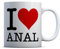 I Love Anal Ceramic Coffee Tea Mug Cup Heart Printed Funny Novelty Gift Idea New
