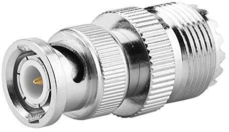 2 Stück BNC Koaxialstecker Stecker auf UHF SO239 PL259 Buchse RF Koaxial Adapterkabel Stecker für Überwachungskamera Radio Verlängerungskabel