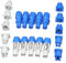MASUNN 10 Set Neutrik Powercon Typ A Nac3Fca + Nac3Mpa-1 Chassis Plug Panel Adapter