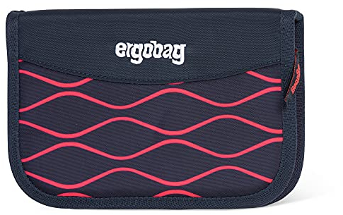 ergobag Hard Pencil Case Federmäppchen, Unisex, Coral Waves (Mehrfarbig), 1,1 l
