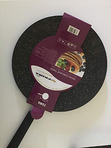 PRIMA HOUSEWARES 26cm Non Stick Concave Tawa, Silver