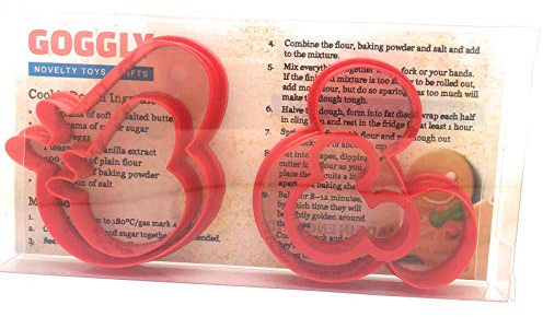 Mickey Mouse and Pig Head Cookie Cutter Set of 4, Biscuit, Pastry, Fondant Cutter