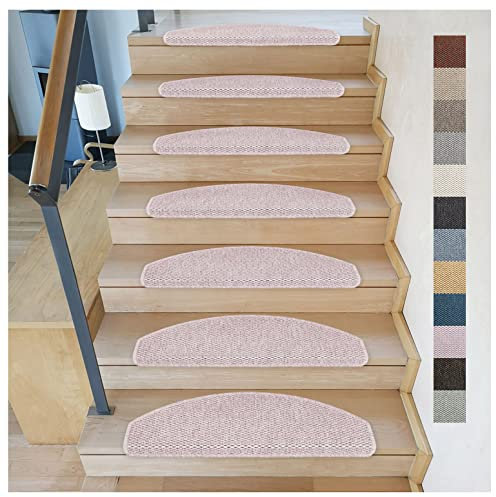Kettelservice-Metzker Stufenmatten Göteborg Halbrund I in verschiedenen Setvarianten I 65x24x4cm I Rosè 15 Stück