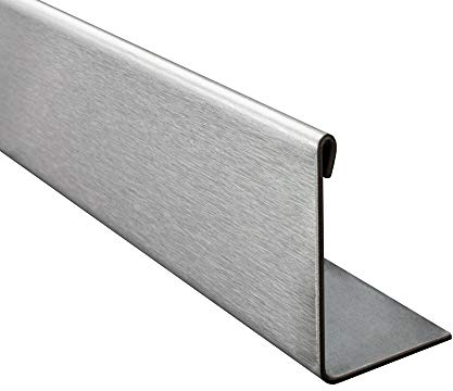 L-Profil Edelstahlschiene Profil Fliesenschiene Edelstahl V2A L250cm 30mm gebürstet