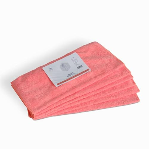 BLANCO PLATA Bayeta Microfibra Multisuperficies Color Rojo 6 Unidades 40x30cm