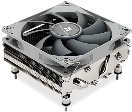 Thermalright AXP90 X47 Enfriador de aire de CPU de perfil bajo con ventilador TL-9015 PWM de 90 mm, 4 tubos de calor, 47 mm de altura, para AMD AM4/Intel LGA 1700/1150/1151/1155/1156/1200 (AXP90 X47)
