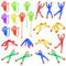 Ainiv 30PCS Jouets Extensibles Collants, 15 Mains Collantes et 15 Grimpeurs Muraux Collants, Jouets Fantaisie pour Sacs de Fête, Cadeaux Anniversaire pour Enfants, Fournitures de Fête pour Enfants