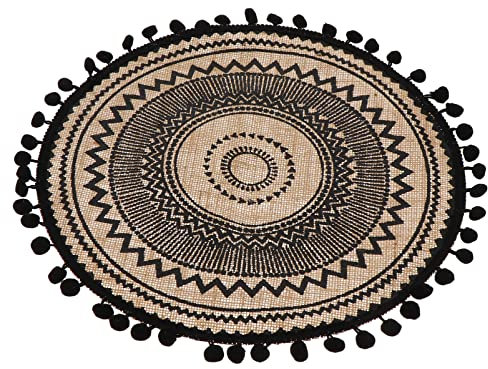 HOMSFOU Isolierte Geformte Wärme- Böhmen-Isolierung Tischset Topper Party-Pad-Stil Tasse Hochzeit Verwendung Baumwolle Restaurant Teller Makramee Untersetzer Akzent Platzhalter Böhmisches