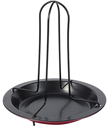 EVTSCAN Bierdosen-Hähnchenhalter – Antihaft-Hähnchen-Grillrost Mit Pfanne, Edelstahl-Hähnchen-Bratrost, Truthahn, Stehend, Halter Für Grillofen, Camping, Zuhause, BBQ