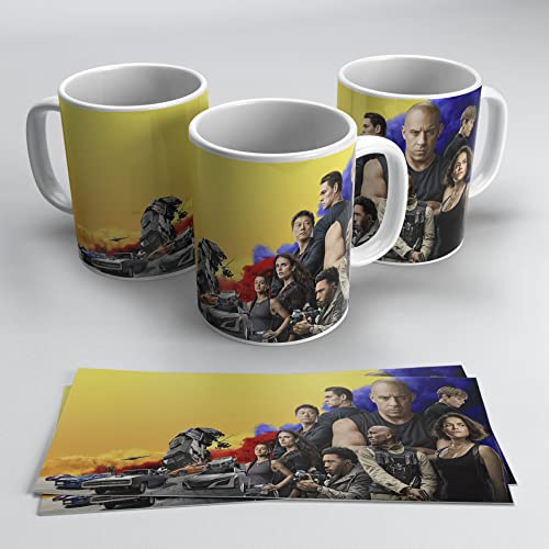 newseny Fast and Furious X Taza regalo para fans del motor y Vin Diesel (fast and furious taza céramica 350)