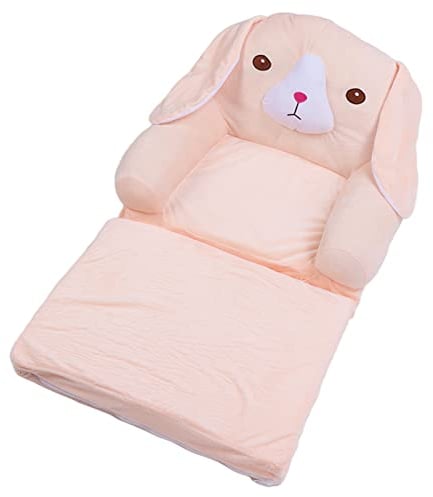 Schlafsofa Zum Aufklappen, Atmungsaktives Stoff-Schwamm-faltbares Ausziehbares Kindersofa für zu Hause (2 Schichten)